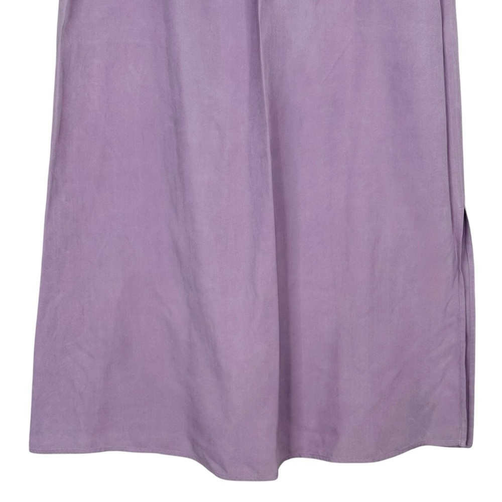 Country Shop Vintage Maxi Skirt Womens 16 Silk Drawstring Pull On Long Modest - Picture 3 of 7